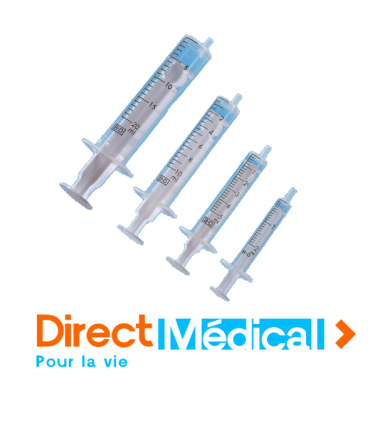 Seringue BD DISCARDIT II 5ml 2 pièces Luer excentré boite de 100