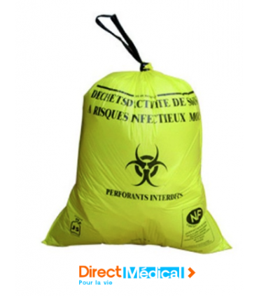 Sacs DASRI , 100 litres rouleau de 25