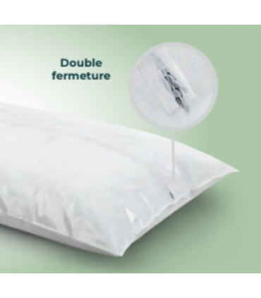 Housse 2250 x 900 fermeture central 130 μ x 30