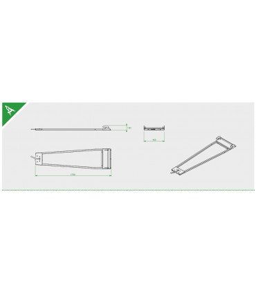 Rail 3 point pour brancard Promeba instructions
