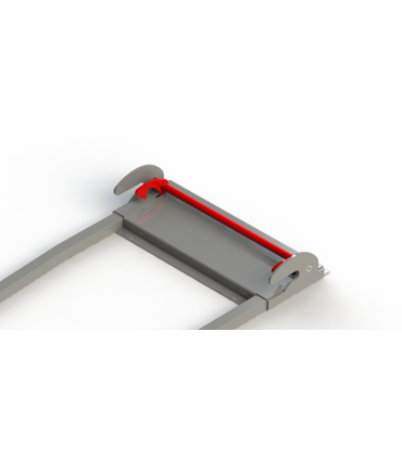 Rail 3 point pour brancard Promeba détail