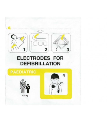 Electrode non pré-connectée pédiatrique pour SCHILLER PA-01