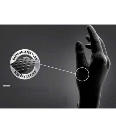 Gants nitrile Black Diamond épais GOGRIP Mercator