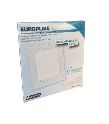 Pansement Film transparent EUROPLAIE boite de 5