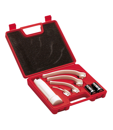 Laryngoscope à fibre optique avec 6 lames livré dans 1 coffret Sondes et Canules