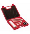 Laryngoscope à fibre optique avec 6 lames livré dans 1 coffret Sondes et Canules
