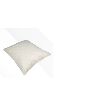 Taie d'oreiller 60x60 blanc SMS 25gr