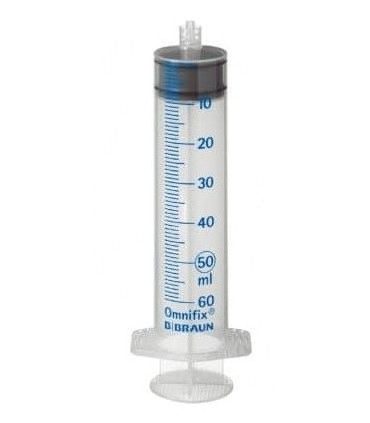 Seringue OMNIFIX 3 corps BBRAUN 50/60 ml Lueur Lock boite de 100