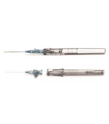 Cathéter BD Insyte Autoguard Blood Control sans ailette – Boîte de 50 (tailles 18G à 24G)