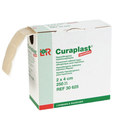 Pansement CURAPLAST sensitive prédécoupé 2x4cm boite de 250