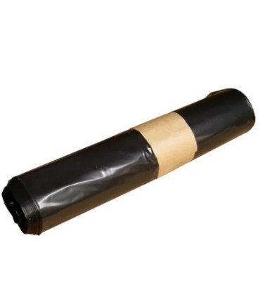 Sac poubelle 130 L noir carton de 4 rouleaux