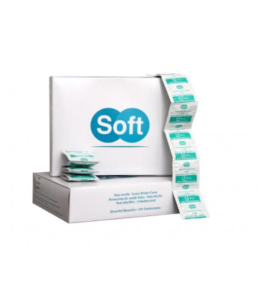 Protège sonde en Latex NON LUBRIFIEE boite de 144 LID SOFT
