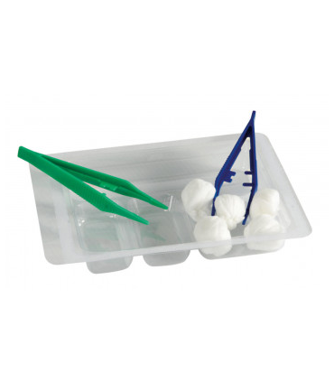 Set De Pansement 2 Pinces + 5 Tampons