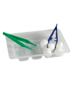 Set De Pansement 2 Pinces + 5 Tampons