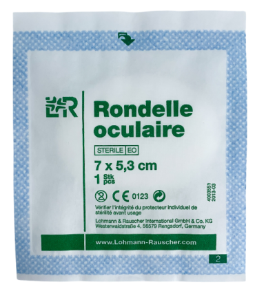 Rondelle oculaire 7 x 5.3 cm boite de 50