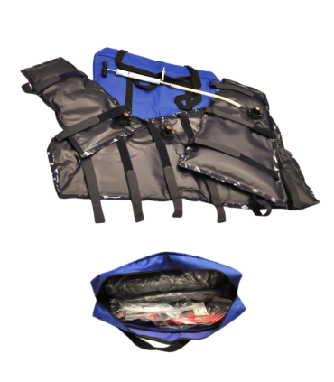 Set de 3 Attelles à dépression avec Sac et Pompe