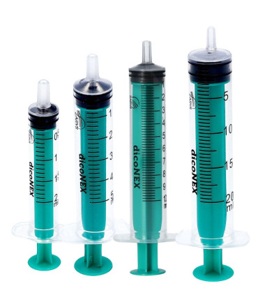 Seringue DicoNEX 3 pièces Luer 2 à 20 ml Zarys - Direct Médical