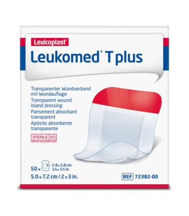 Pansement Leukomed T Plus 5 x 7.2cm  boîte de 50 - Direct Médical