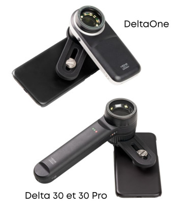 Adaptateur téléphone universel sur Dermatoscope DeltaOne - Delta 30 - Delta 30 Pro - HEINE