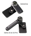 Adaptateur téléphone universel sur Dermatoscope DeltaOne - Delta 30 - Delta 30 Pro - HEINE