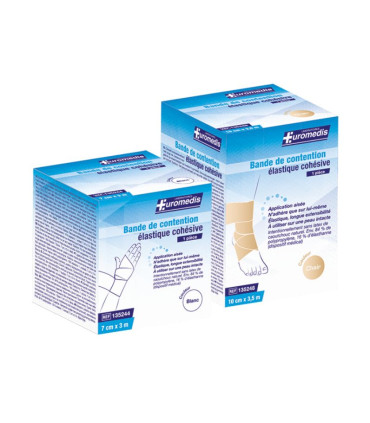 Bande de contention cohésive 7cm ou 10cm EUROMEDIS