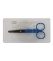 Ciseaux bout rond stérile MEDISET 12cm blister individuel HARTMANN