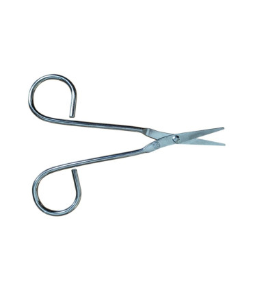 Ciseaux métal bouts pointus - sachet pelable 11.5cm EUROMEDIS