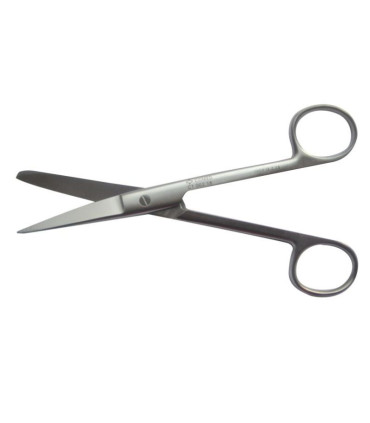 Ciseaux inox 14 cm , 1 bout rond et 1 bout pointu - ciseaux dauphin COMED