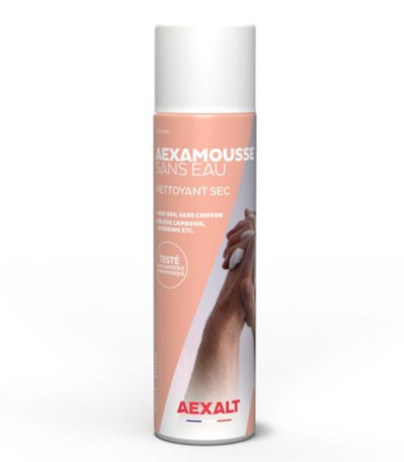 AEXAMOUSSE – Nettoyant mains sec sans rinçage 210 ml