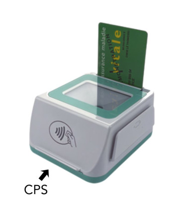 Lecteur Carte Vitale LKN700 Evitale Bifente + CPS SESAM – PC/SC & NFC