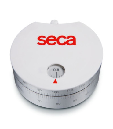 Ruban de mesure périmétrique ergonomique avec calcul du rapport taille-hanches (WHR) SECA 203
