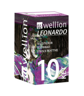 Bandelettes cétonémie Wellion® LEONARDO KET – boîte de 10