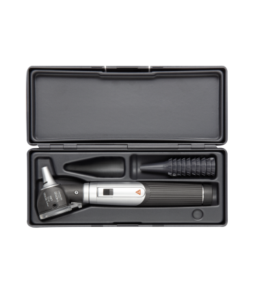 Otoscope mini 3000 LED FO HEINE avec Poignée à piles,  spéculums et étui
