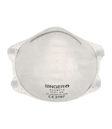 Masque FFP1 préformé coqué sans valve – Boîte de 20