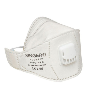 Masque FFP2 souple à valve pliable – Boîte de 20