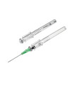 Cathéter court IV de sécurité REAL SAFETY sans ailette - NMSPTU1830 - 18 G - Vert