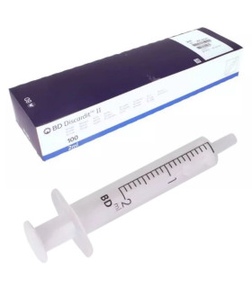 Seringue 2 mL BD Discardit II Luer Slip concentrique