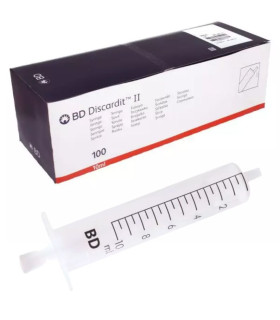 Seringue 10 mL excentrique BD Discardit II
